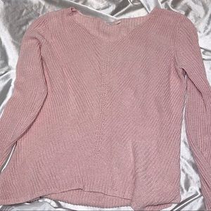 GAP Pink V-Neck Women's Sweater
